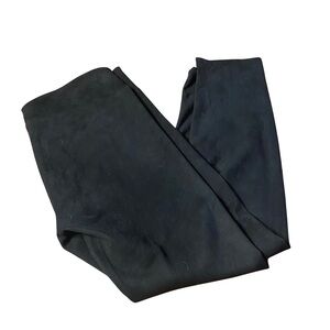 John Black Faux Suede Leggings Size M Pull-On Skinny Pants